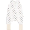 PULP BAMBOO Muslin vasaros miegmaišis su kojelėmis - Širdelės 0,5 TOG nuo 1 iki 2,5 metų
