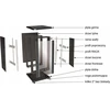 Surenkama spintelė, 15U/600x600 Pulsar RS1566