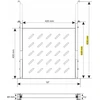 Pulsar Stumdoma lentyna 420x400 19 colių RACK spintelėms RAPW600