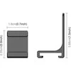 Puluz adapterio laikiklio laikiklis, skirtas 1/4" iso pėdai, skirta Insta360 X4 / X3 / One X2 / Pu983b