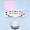 Puluz Cover Case Case lagaminas, skirtas Nintendo Switch Oled Lite konsolei / skaidrus - baltas / Tbd0603618201