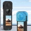 Puluz Objektyvo dangtelis + silikoninis korpusas apsauga Insta360 X5 / X 5 / Pu757b