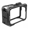 Metalinis apsauginis dėklas su „Puluz“ šalto bato laikikliu, skirtas „DJI Osmo Action 6“ dronui