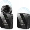 Puluz mikrofonas, belaidis Bluetooth mikrofonas, 3,5 mm Trs Trs, skirtas telefono kamerai, kamerai / Pu3153b