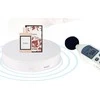 Puluz 30 cm USB elektrinis besisukantis patefonas baltas