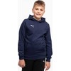 Bluza vaikams Puma Team Goal Casuals Hoddy tamsiai mėlyna 658619 06 (152cm)