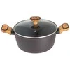 DAUGIAPLOKINIS PUODAS 24cm SU DANGTELIU BERGNER BG-56037 MĖLYNAS