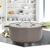 Puodas su dangčiu MAESTRO MR-4009 (MR-4009-20) 20 cm 2.3 l Pilkas