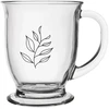 Orion stiklinė puodelis 450 ml su rankena - kava, arbata