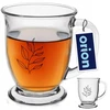 Orion stiklinė puodelis 450 ml su rankena - kava, arbata