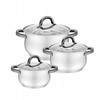 MAESTRO MR-3522-6M-Juodas 6 piece puodas set