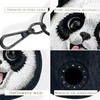 Dėklas daiktų ieškikliui Nimmy New Big Eyed Pet 2.0 Panda juodos spalvos