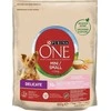 Purina Nestle Sausas Šunų Maistas - Purina One Mini/Small Sensitive Lašiša, Ryžiai