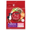 Purina Nestle ONE Medium/Maxi Adult Sensitive lašiša&ryžiai 2,5kg
