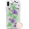 PURO Glam Hippie Chic Cover - dėklas skirtas Apple iPhone XR real žalias flower petals