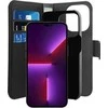 SBS Puro Wallet Detachable MagSafe 2in1 PU Leather with Flap and Wallet Apple iPhone 14 Pro - dėklas telefonui juodos spalvos