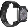 Puro Icon Silicone apyrankė skirta Apple Watch 42 / 44 / 45 / 49 mm – juodos spalvos (2 vnt)
