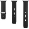Puro Icon Silicone apyrankė skirta Apple Watch 42 / 44 / 45 / 49 mm – juodos spalvos (2 vnt)