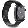 Puro Icon Silicone apyrankė skirta Apple Watch 42 / 44 / 45 / 49 mm – juodos spalvos (2 vnt)