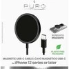 Puro Elektrik Puro Magnetico belaidis įkroviklis su MagSafe 1m – juodos spalvos
