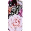 PURO Glam Geo Flowers – dėklas, skirtas iPhone Xs Max (rožiniai bijūnai)
