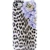 PURO Glam Sweet Leopard – dėklas, skirtas iPhone SE 2020/8/7 / 6s (Leo Peonies)
