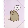 Pusheen - A4 A4 segtuvas su elastine juostele + 30 permatomų marškinių
