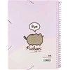 Pusheen - A4 A4 segtuvas su elastine juostele + 30 permatomų marškinių