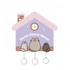 Pusheen magnetinė raktų kabykla su 3 pakabukais