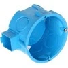 Simet 34068203 Dėžutės formos plokštelė 60 mm, sriegis 41 mm, su varžtais, mėlyna, S60Kw 34068203
