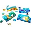 PuzzleOK medinė dėlionė 4in1 jūros gyvūnai vandens dėlionės rinkinys