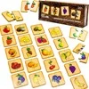 PuzzleOK medinės dėlionės vaisiai, jungiančios puses, rinkinys dėlionės dėlionės