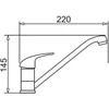 PYRAMIS ASALIA granite juodas mixer