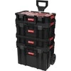 Q-Brick Mobili įrankių dėžė ant ratukų System Cart Two 6in1