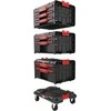 Q-Brick Įrankių dėžių komplektas Qbrick PRO WORKSHOP SET 1 2.0