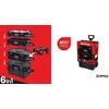 Q-Brick Mobili įrankių dėžė ant ratukų System Cart Two 6in1