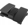 Laikiklis Q-Connect Q-CONNECT pakoja, 430x320 mm, su atskiromis pakojais, masažuokliu, juoda