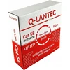 U/UTP 5e kat. tinklo kabelis, susukta pora, PE lauko, sausas, Fca 4PR, 1Gb/s, juodas, 100m - Q-LANTEC