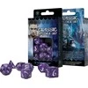 Q Workshop Classic Rpg Kauliukų Rinkinys Violetinės Ir Baltos