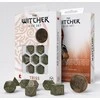 Q Workshop The Witcher Triss Kauliukų Rinkinys Žalios Ir Auksinės Sp