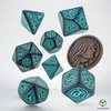 Dėlionė Q Workshop The Witcher Yennefer Kauliukų Rinkinys Tamsiai Mėlynos Ir Turkio Spalvos