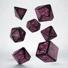 Q Workshop Call Of Cthulhu 7th Edition Kauliukų Rinkinys Juodos Ir Purpurinės Spalvos
