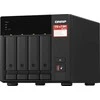 Serveris QNAP TS-473A + QSW-1105-5T Bundle Pack NAS Tower Ryzen Embedded V1500B 8 GB DDR4 0 TB QNAP Turbo System Juodas