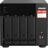 Serveris QNAP TS-473A + QSW-1105-5T Bundle Pack NAS Tower Ryzen Embedded V1500B 8 GB DDR4 0 TB QNAP Turbo System Juodas