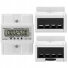 „Qoltec“ trifazis elektroninis skaitiklis | DIN bėgelio energijos suvartojimo skaitiklis | 400 V | 100A | LCD | 4P