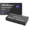 „Qoltec“ aktyvus skirstytuvas 2 x HDMI 4K x 2K | 3.4 Gb/s | Didelis stabilumas