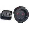 QOLTEC 53906 Adapteris IEC 320 C14 SCHUKO 0,15M