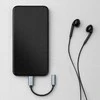 Qoltec USB-C adapteris su 3.5 mm jungtimi 10 cm aliuminis