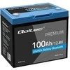 „Qoltec LiFePO4“ ličio-geležies-fosfato akumuliatorius | 12,8 V | 100 Ah | 1280 Wh | „Bluetooth“ | BMS