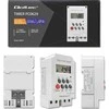 QOLTEC 50629 Elektroninis laikmatis PC0629 DIN bėgiui / LCD